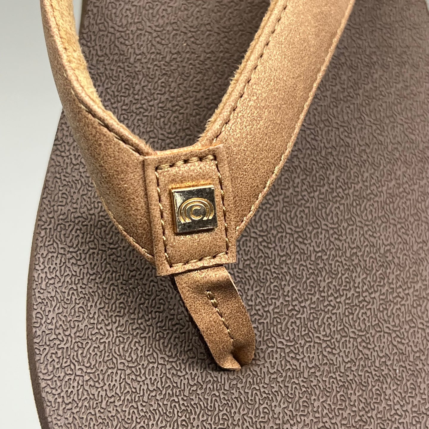 COBIAN Skinny Bounce Comfortable Synthetic Strap Women's Sz 6 Tan SKI25-230-06