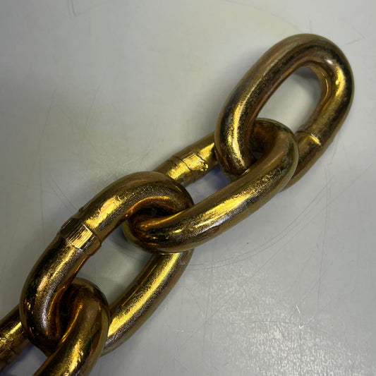 SILVER EAGLE Trailer Safety Chain Grade 70 Zinc Chromate 5/8" X 34 GR Gold 17153