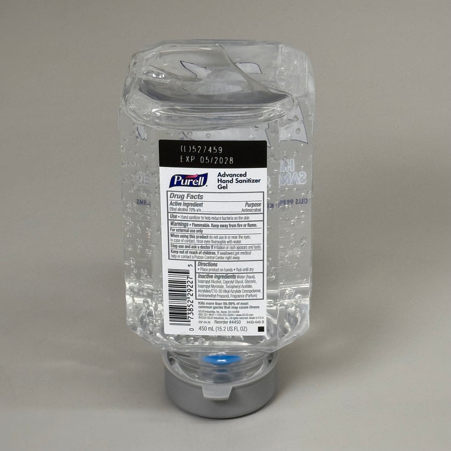 PURELL (6 PACK) Push Style Hand Sanitizer Refills 15.2 fl oz BB 05/28 4450-06