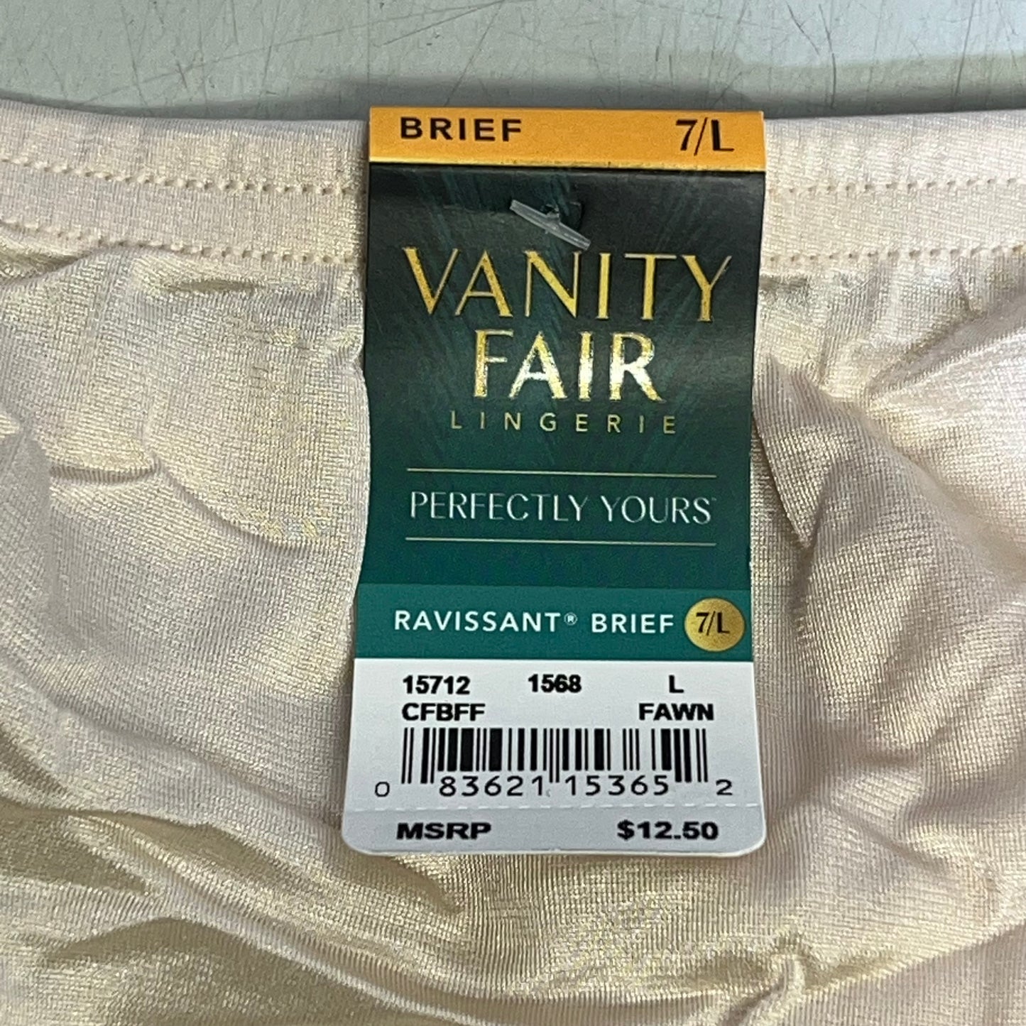 ZA@ VANITIY FAIR Lot Of Assorted Style Underwear Women's Variety of Sz Multicolor