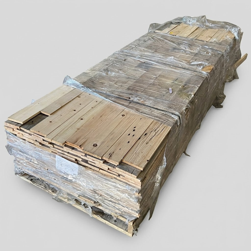 Pallet of Assorted Lumber & Construction Boards — Ideal for Carpentry & DIY Projects