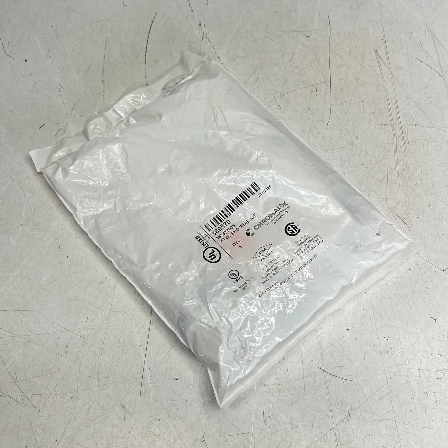 CHROMALOX Rtes End Seal Kit 4x Rate Enclosure Waterproof Cable Entry RTES-389570