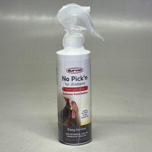NO PICK'N (2 PACK) For Chickens Hydrogel Spray 8 fl oz White