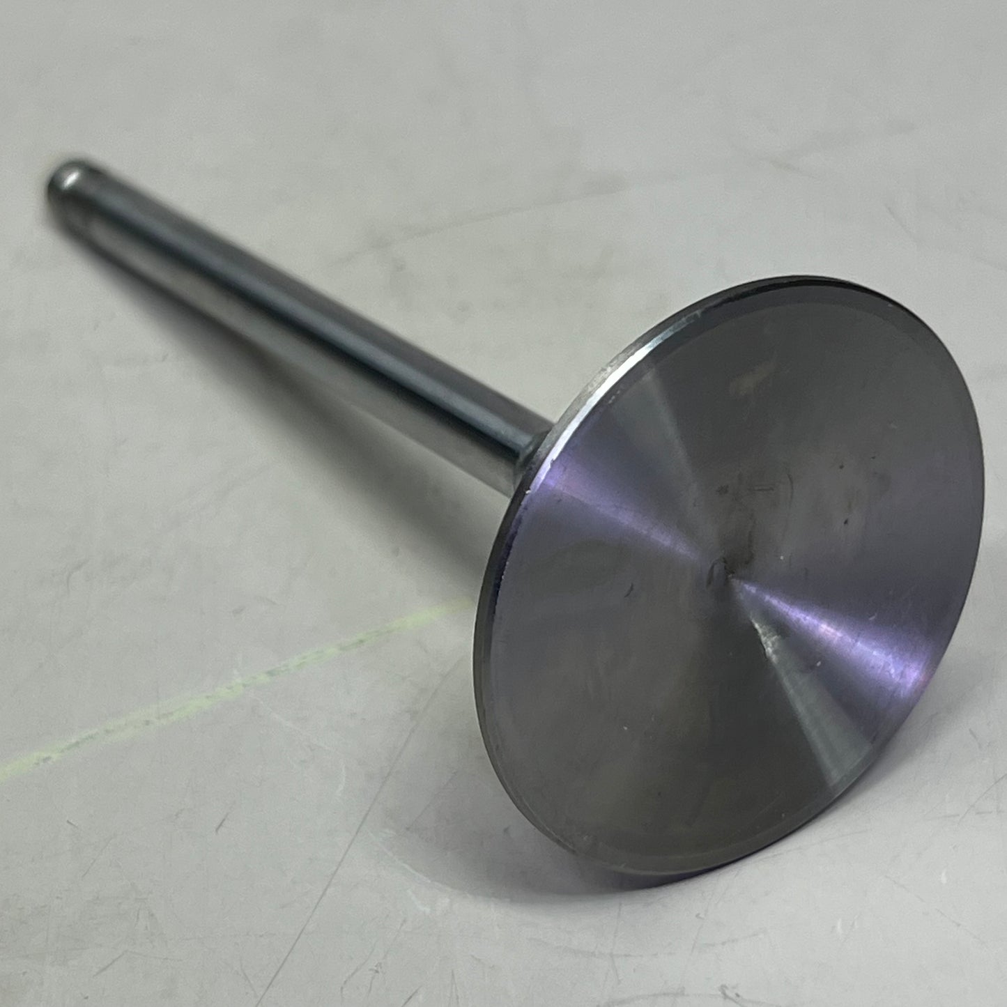 (Set of 4) Super Duty Steel Intake Valves 2.05+1.6", Silver 1016