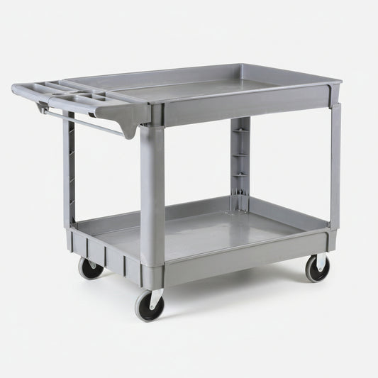 IRONTON Utility Cart 250lbs Cap 46-3/5in.W x 25-2/5in.D x 32-7/10in.H Grey 53412