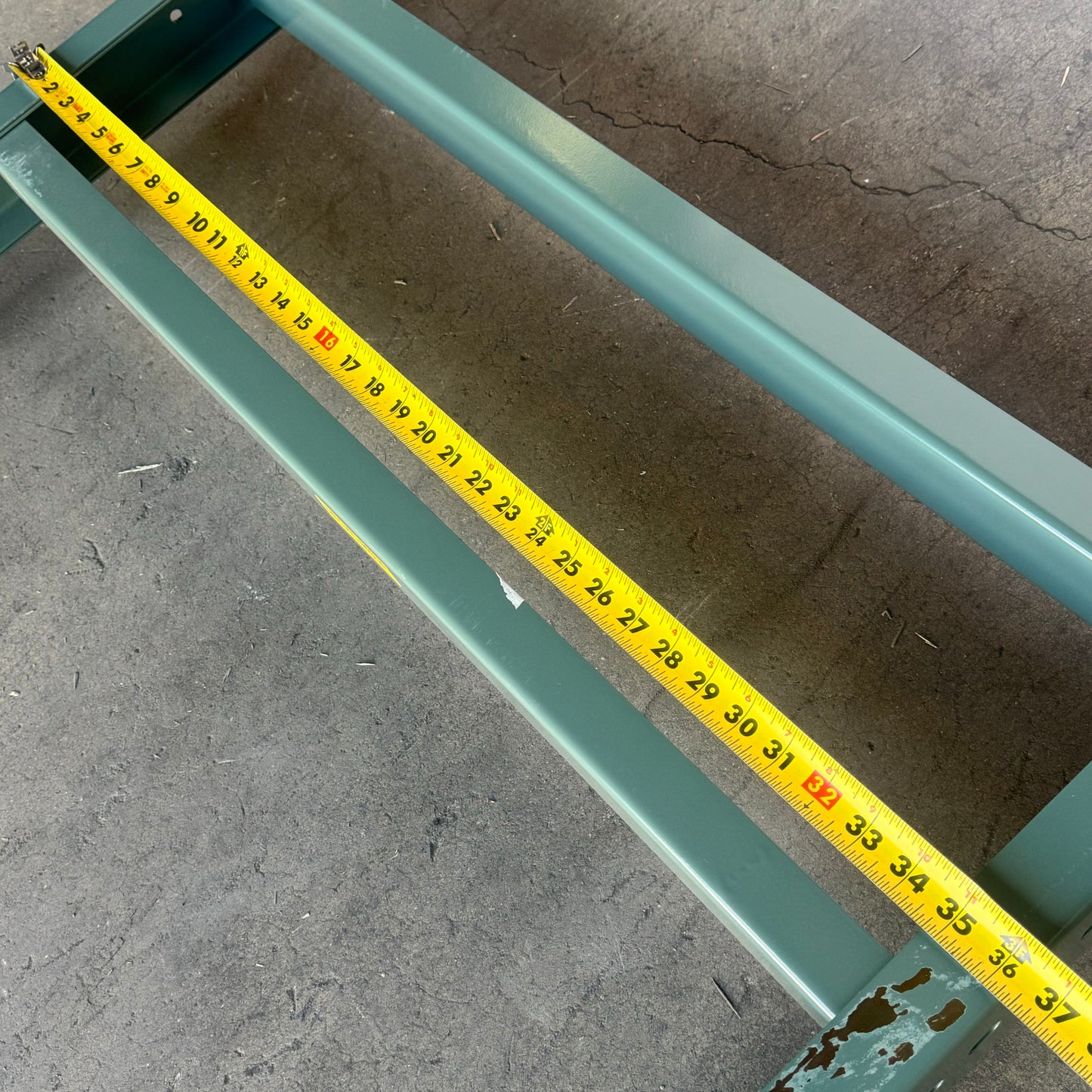 ZA@ HYTROL MS-6 (2 Pack) Conveyor Support Legs, 30"W x Adjustable Elevation 23-5/8”-35-5/8” (New, Has aesthetic peelings)