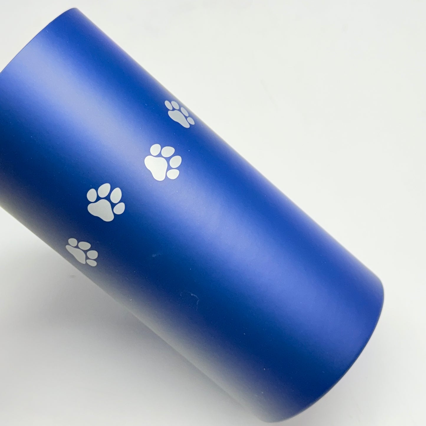 ZA@ GATEWAY SERVICE (10 PACK) Paper Tub Carton Dog Footprint 8 in x 3.5 in Blue