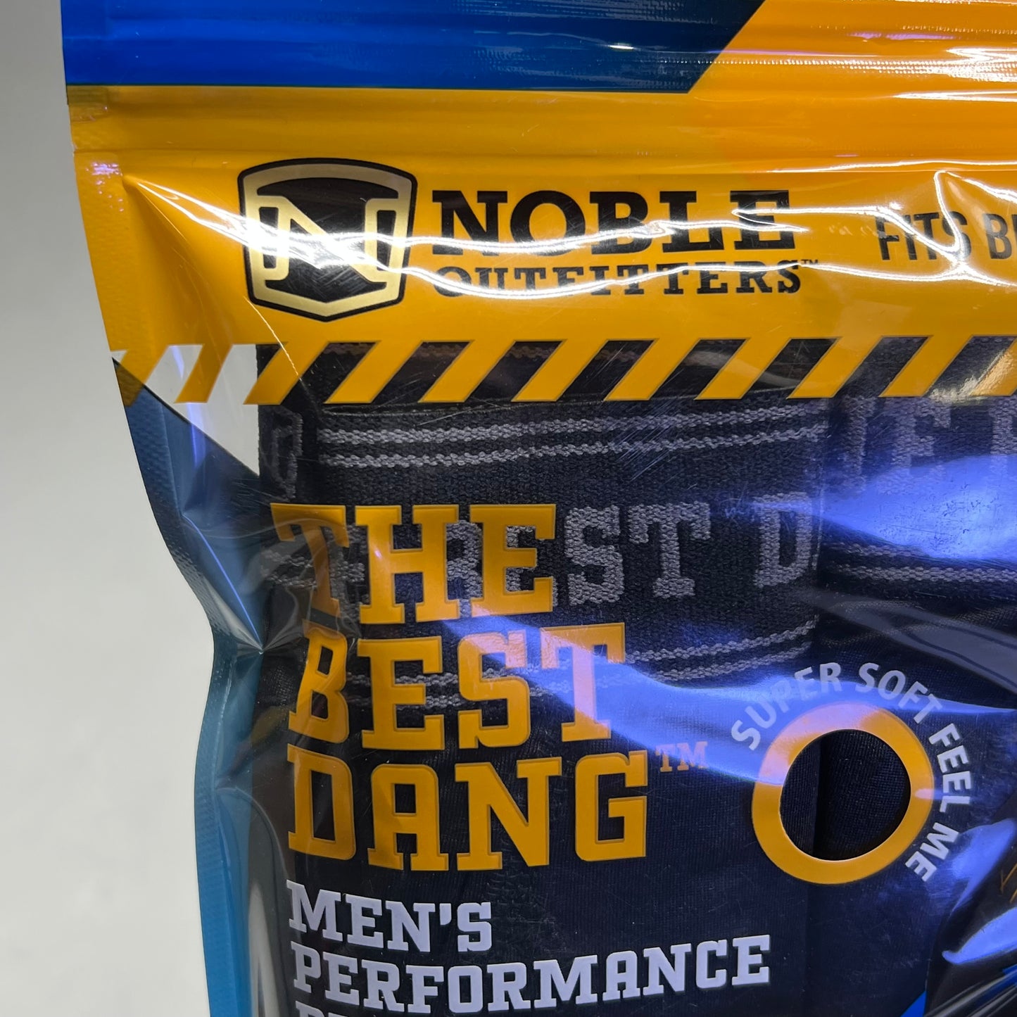 NOBLE OUTFITTERS (SET OF 2) The Best Dang Performance Brief Men's Sz M Black