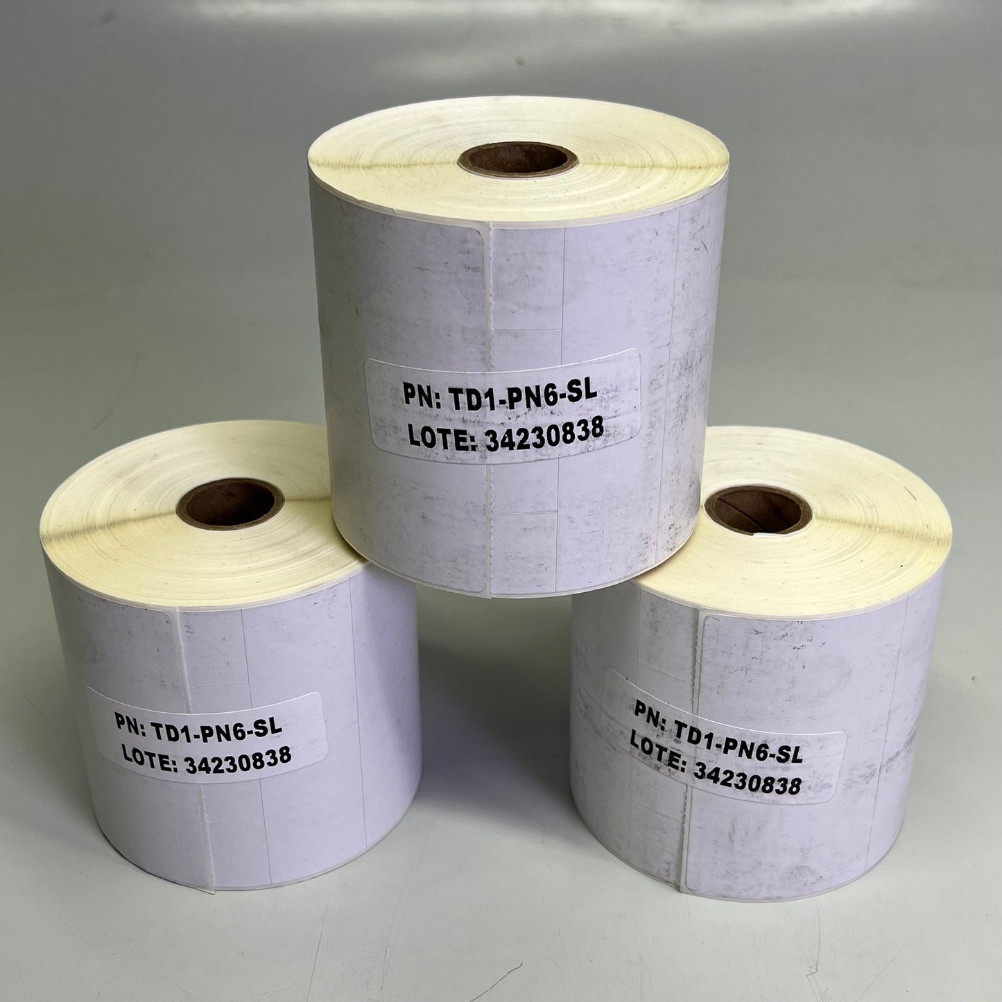 PDC (4 PACK, 500 PER ROLL) Direct Thermal Paper Label Cerner 1" Core TD1-PN6-SL