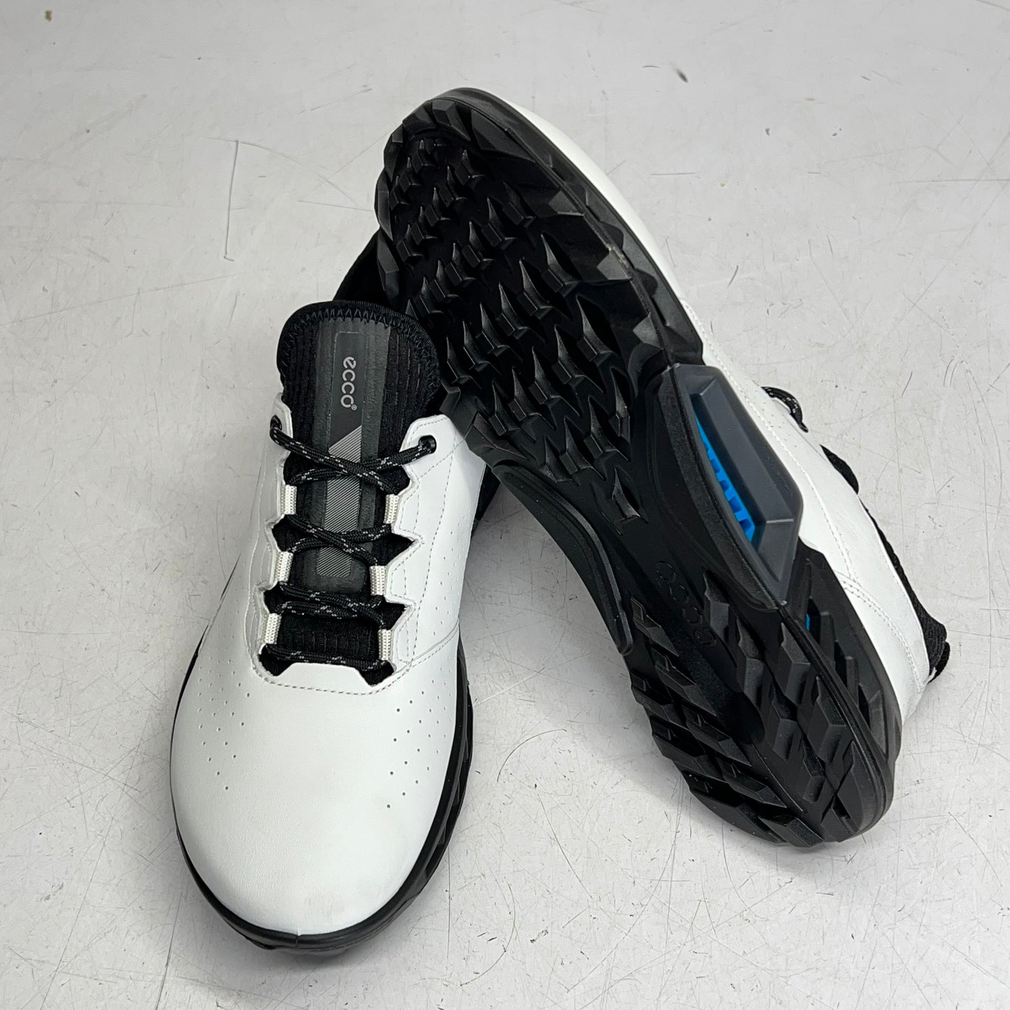 ECCO Biom C4 Golf Shoes W/ Gore-tex Surround Men's Sz 7-7.5 White 130404