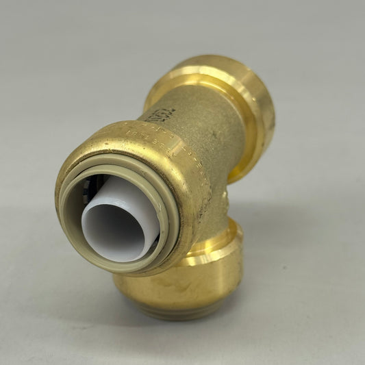 JONES STEPHENS (2 Pack) Push Global Brass Tee 3/4"x3/4" Brass C7744LF