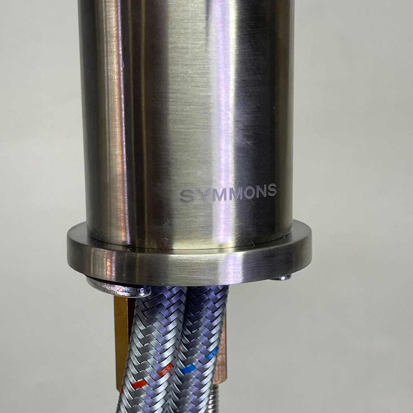 SYMMONS Dia Single Handle Bathroom Faucet Satin Nickel