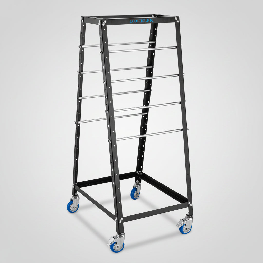 ROCKLER Pack Rack Plus Clamp & Tool Storage System 31"Lx24"Wx58"H Black 53871