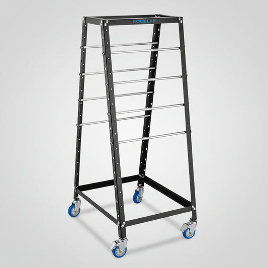 ROCKLER Pack Rack Plus Clamp & Tool Storage System 31"Lx24"Wx58"H Black 53871