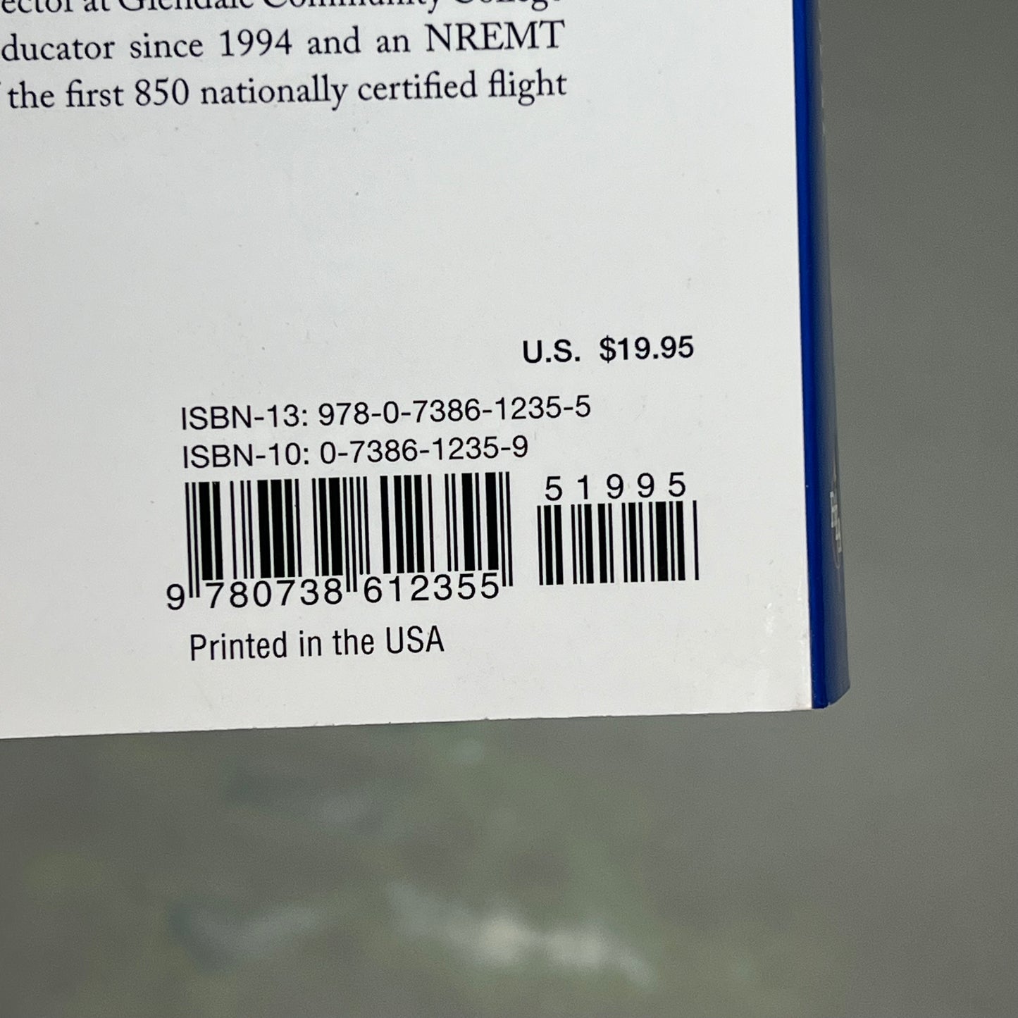 EMT PREPERATION CRASH COURSE  2nd Edition Paperback By Christopher Coughlin Ph.D