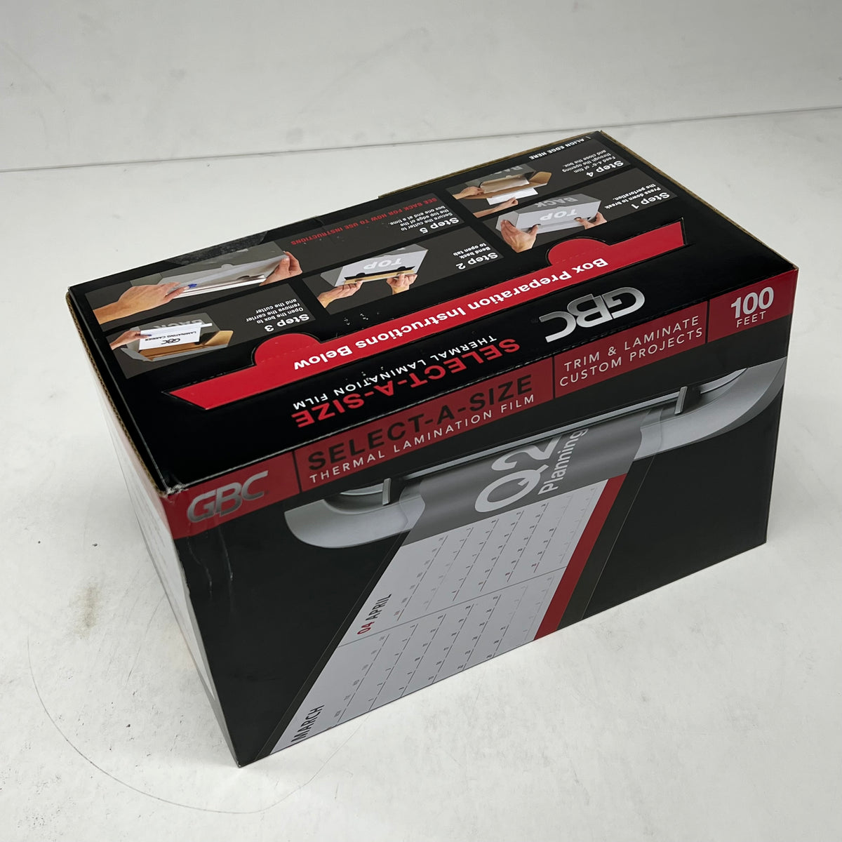 GBC Select-a-size Thermal Laminating Pouches Ready To Use 100' Clear GBC39069
