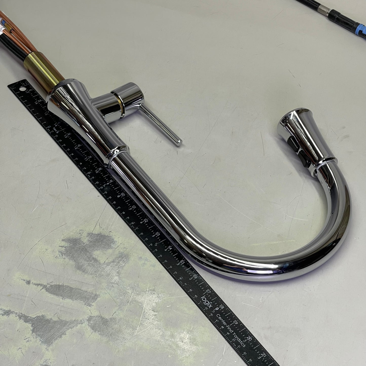 PFISTER Pfirst Series 1-Handle Pull-Down Kitchen Faucet Polished Chrome G529-PF2C