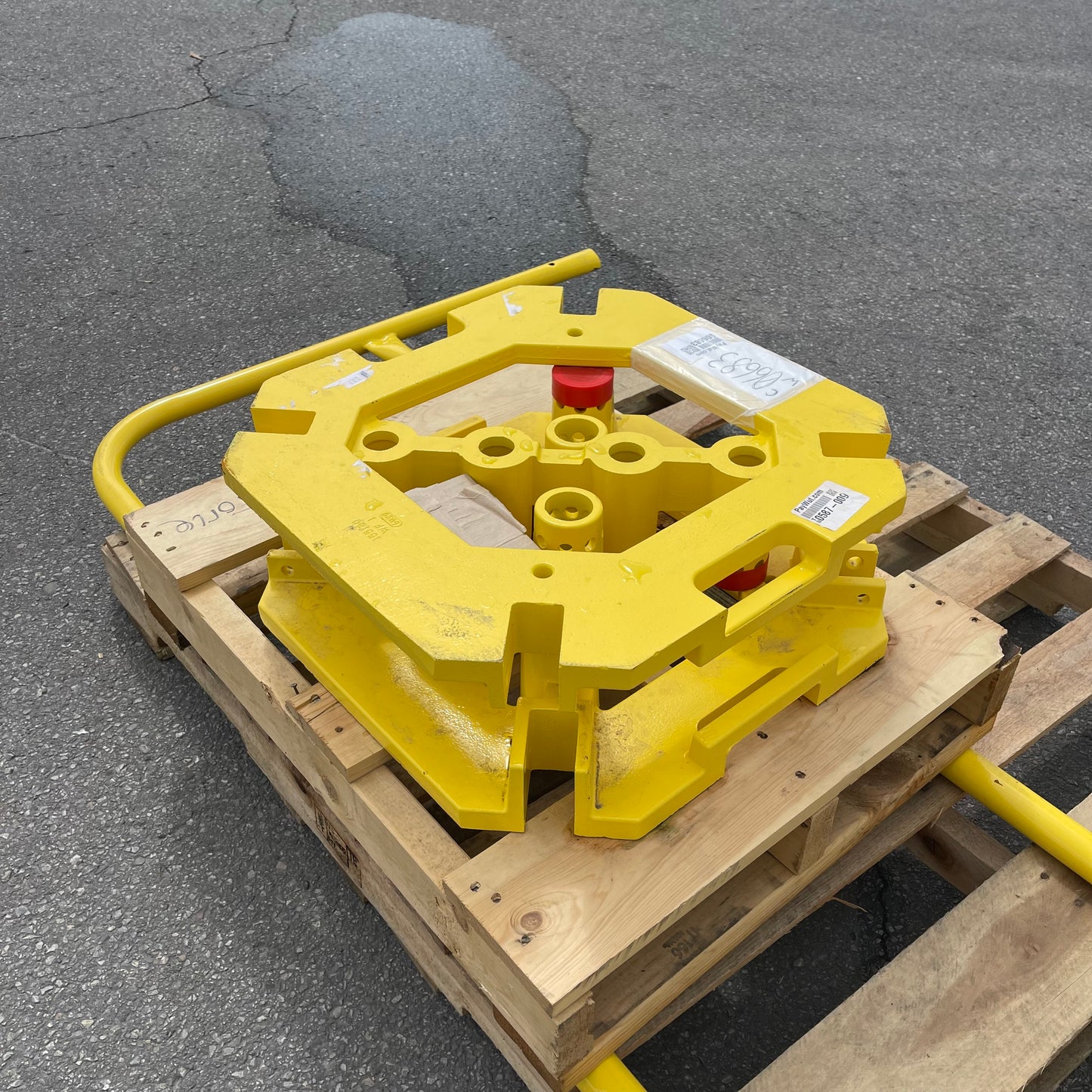 Z@ GARLOCK RailGuard Bases and Gate, Yellow 62"x41" (New)