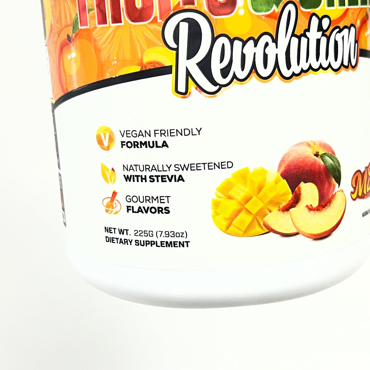 MUSCLESPORT Fruits & Greens W/ Pre & Probiotics Revolution Peach Mango BB 01/29