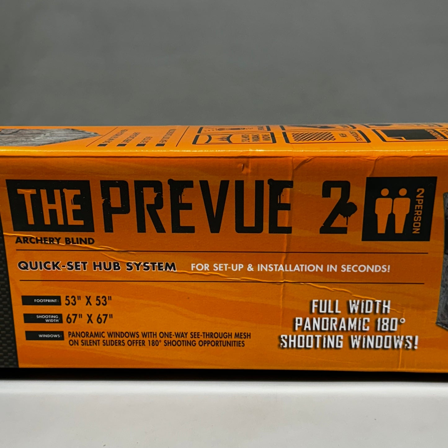 MUDDY The Prevue See Through Archery Blind Quick Set Hub System MUD-PVB2