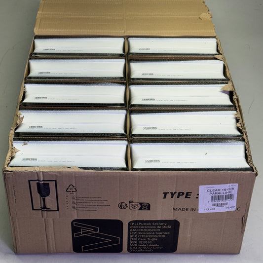 VITRABLOK (10 Pcs) Seves Glass Block Sz 7.5" x 7.5" x 2.7" 1919/8