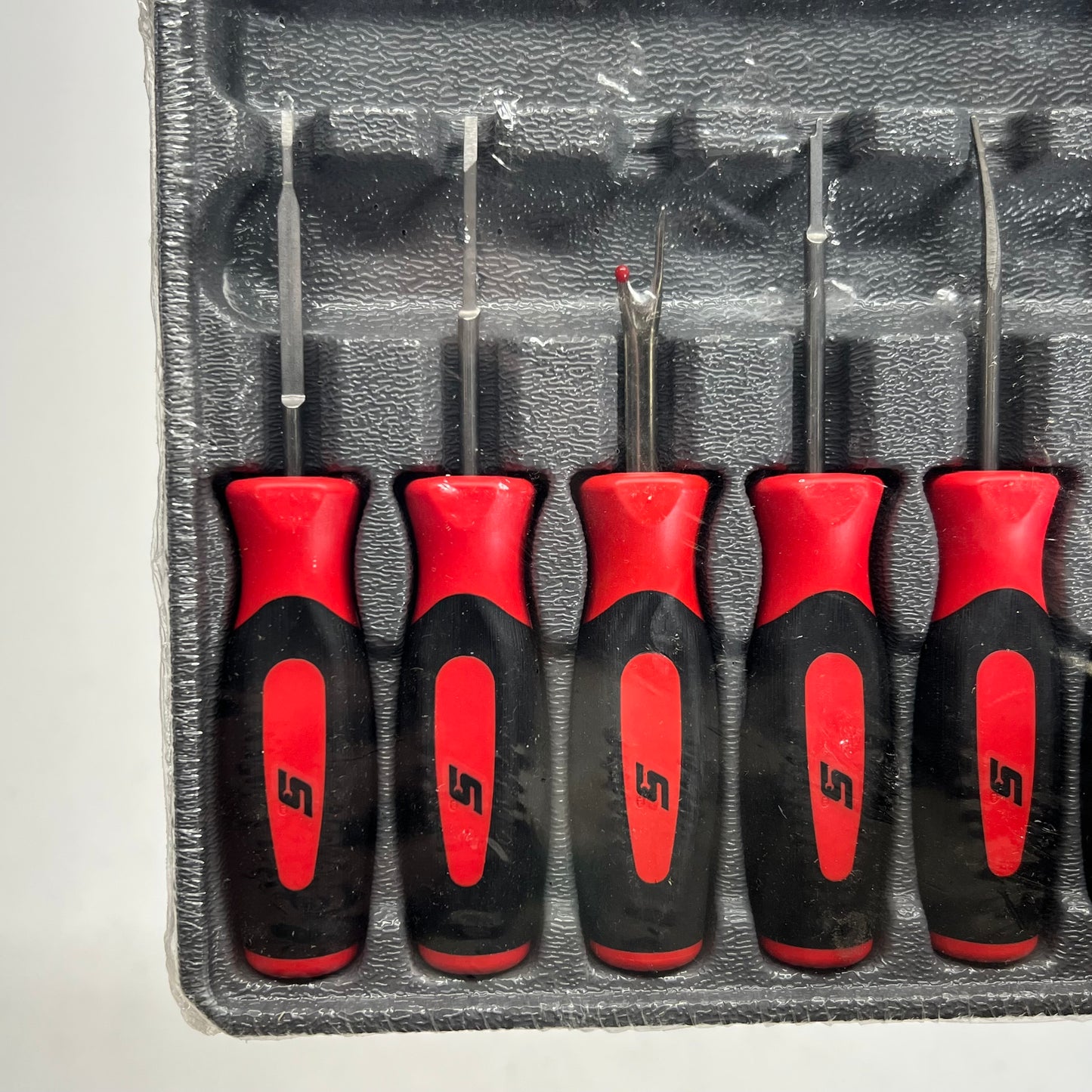 SNAP ON Soft Grip & Steel Terminal Tool Set 6 Piece Black/Red SGTT106B