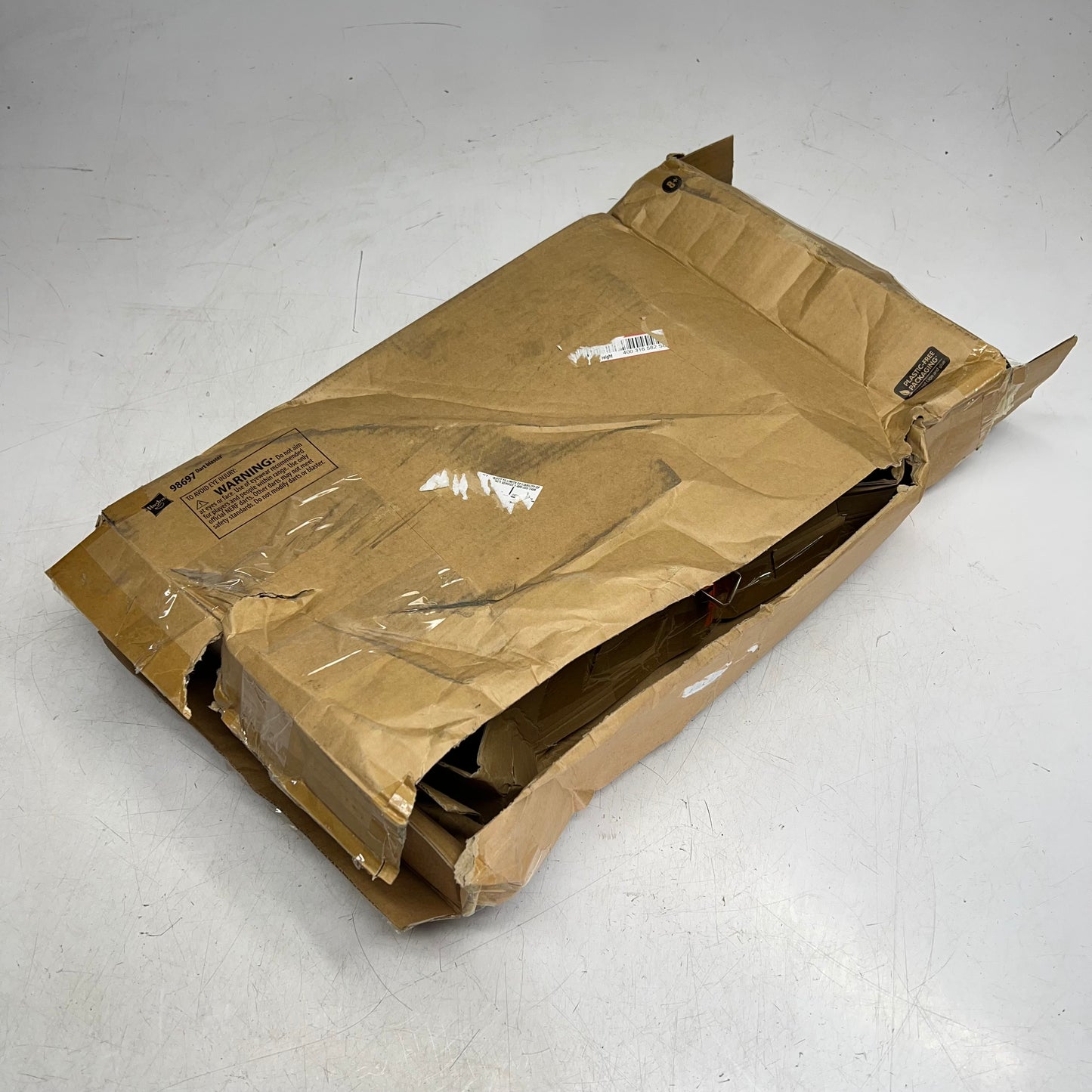 HASBRO Nerf Rampage N Strike Elite Toy Blaster 25 Dart Drum Blue/Orange 98697