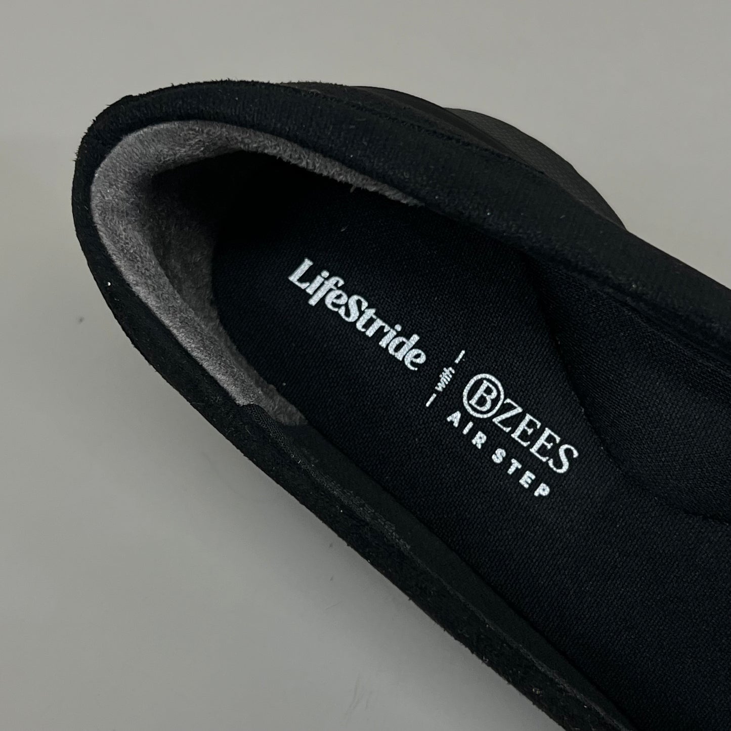 LIFESTRIDE Bzees Air Step Ballet Shoes Goody Women's 7 medium Black