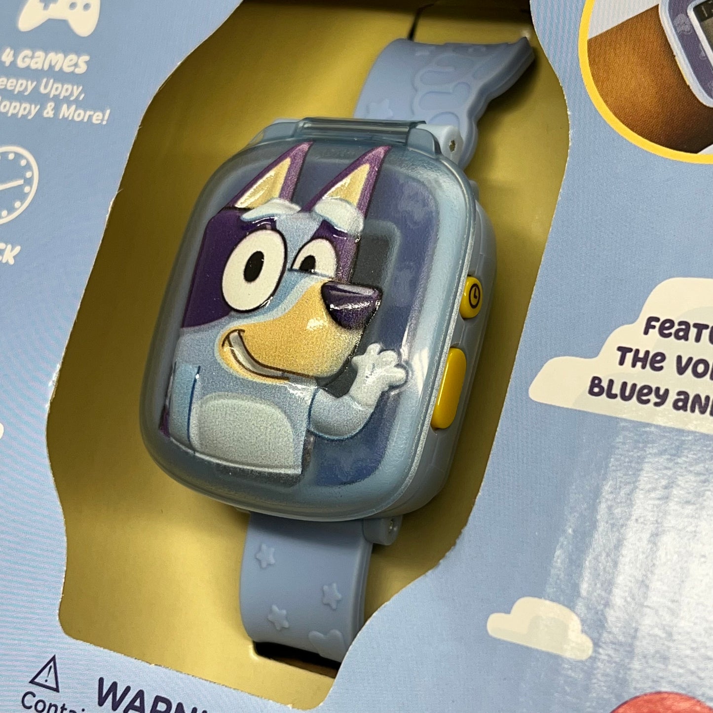 VTECH Bluey Wachadoo Watch 8 Clock Faces 4 Games & Alarm/Timer 3-6 Years 5545