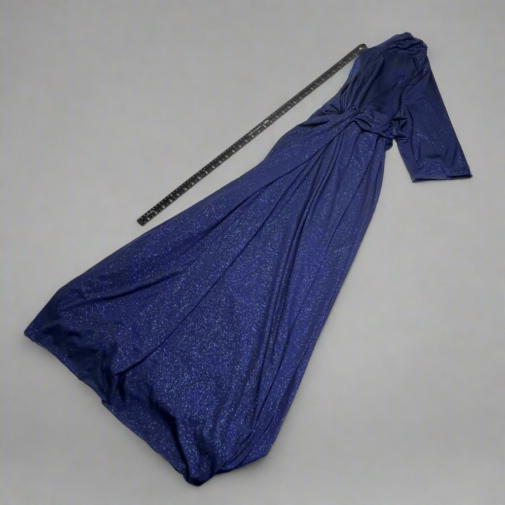 KIYONNA Romanced By Moonlight Gown Women's Sz 4X 26-28 Sparkle Blue (Pre-Owned)