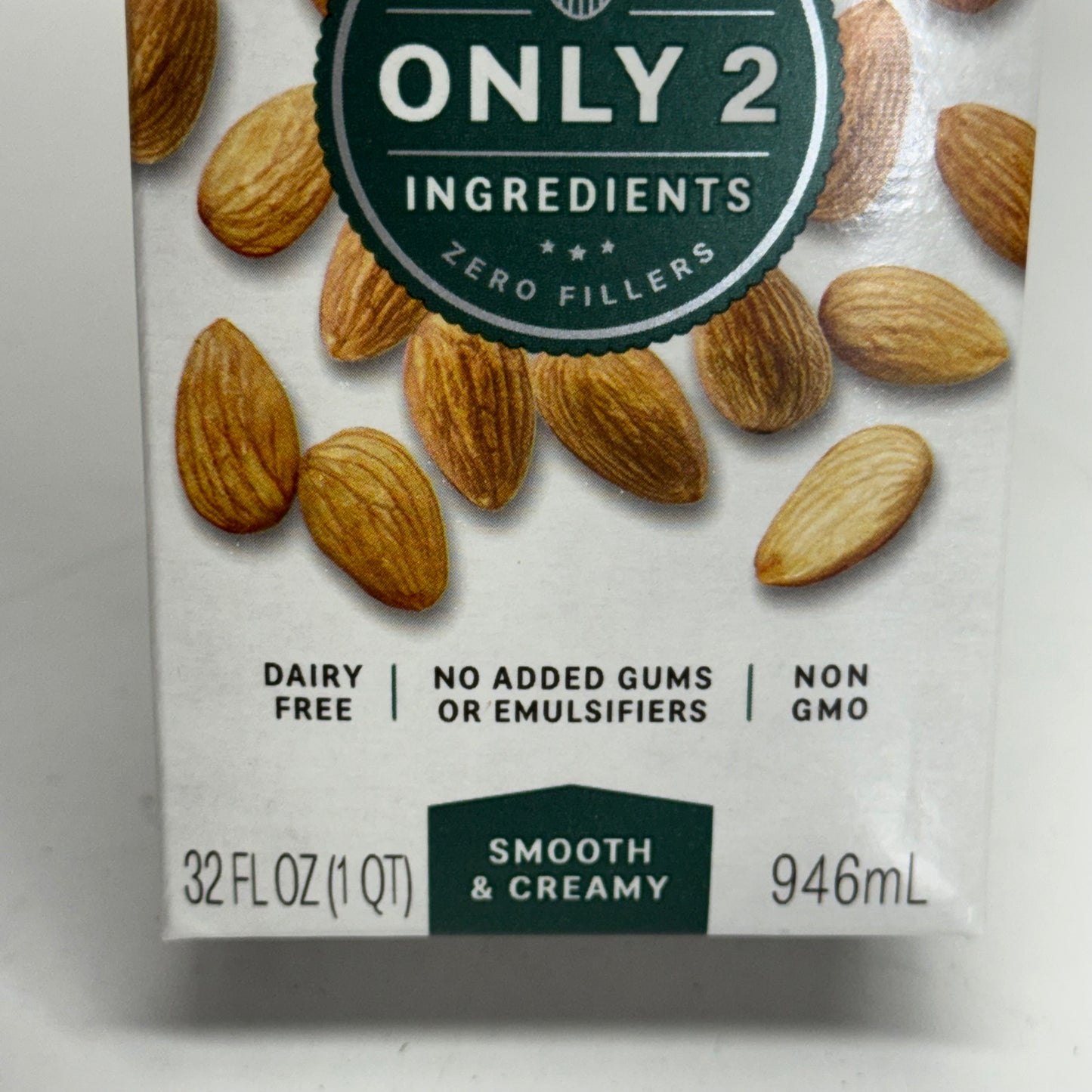 ELMHURST (6 PACK) Milked Almonds Unsweetened 32 fl oz. BB 04/27