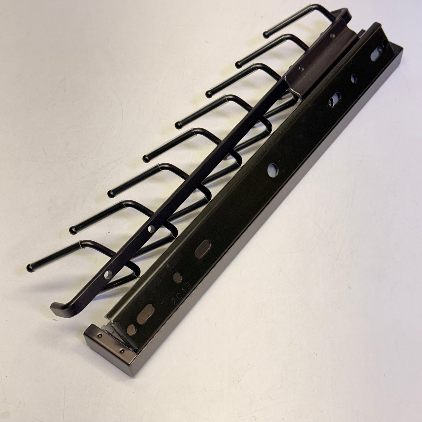 REV A SHELF Deluxe Sliding Pull Out Tie Rack 14" Bronze CTRSL-14-BZ-1