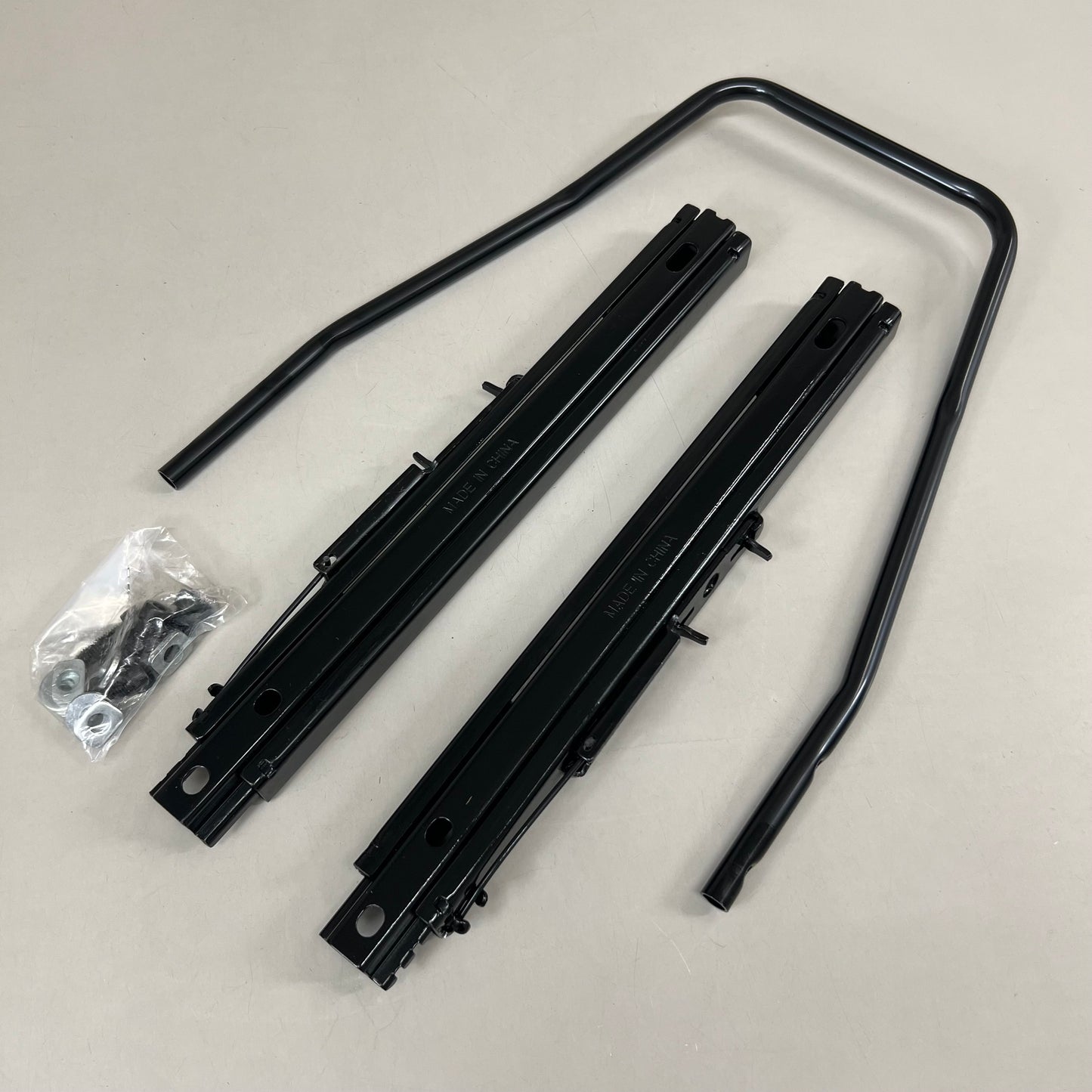 OMP Universal Seat Mounting Sliding Rail Kit Black HC0-0665