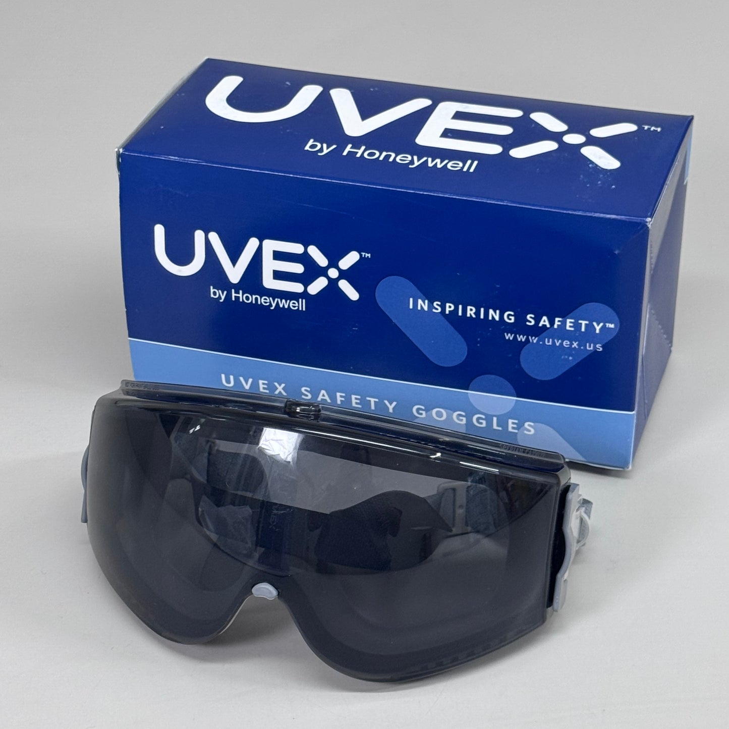 HONEYWELL (2 PACK) Uvex Dark Safety Goggles Chemical Splash Anti-Fog 3ZL20