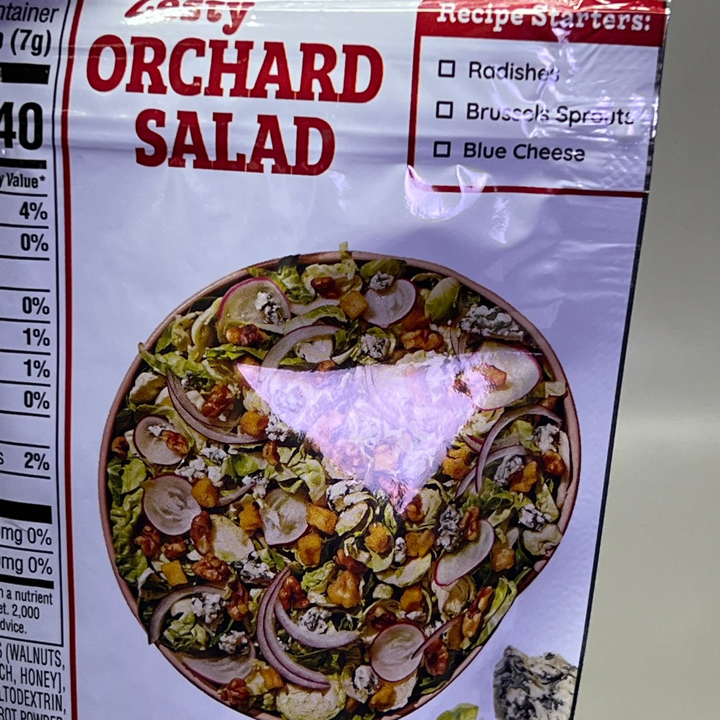 FRESH GOURMET (9 PACK) Honey Roasted Walnut & Dried Apple Topping  3 oz BB 01/26