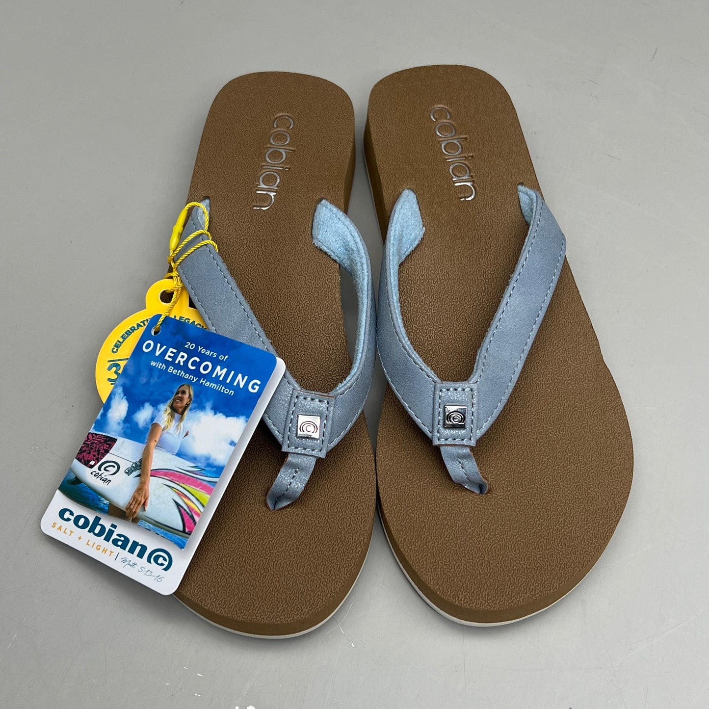 COBIAN Skinny Bounce Comfortable Synthetic Strap Women's Sz 8 Blue SKI25-400-08