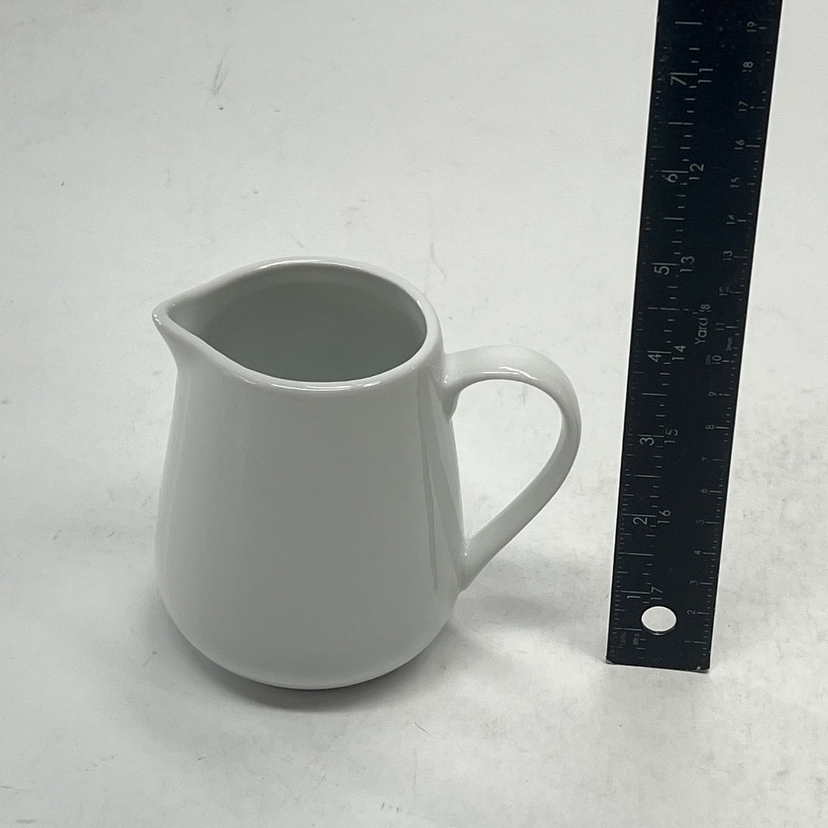 WILLIAM SONOMA Open Kitchen Creamer Jar Dishware & Microwave Safe 10oz White