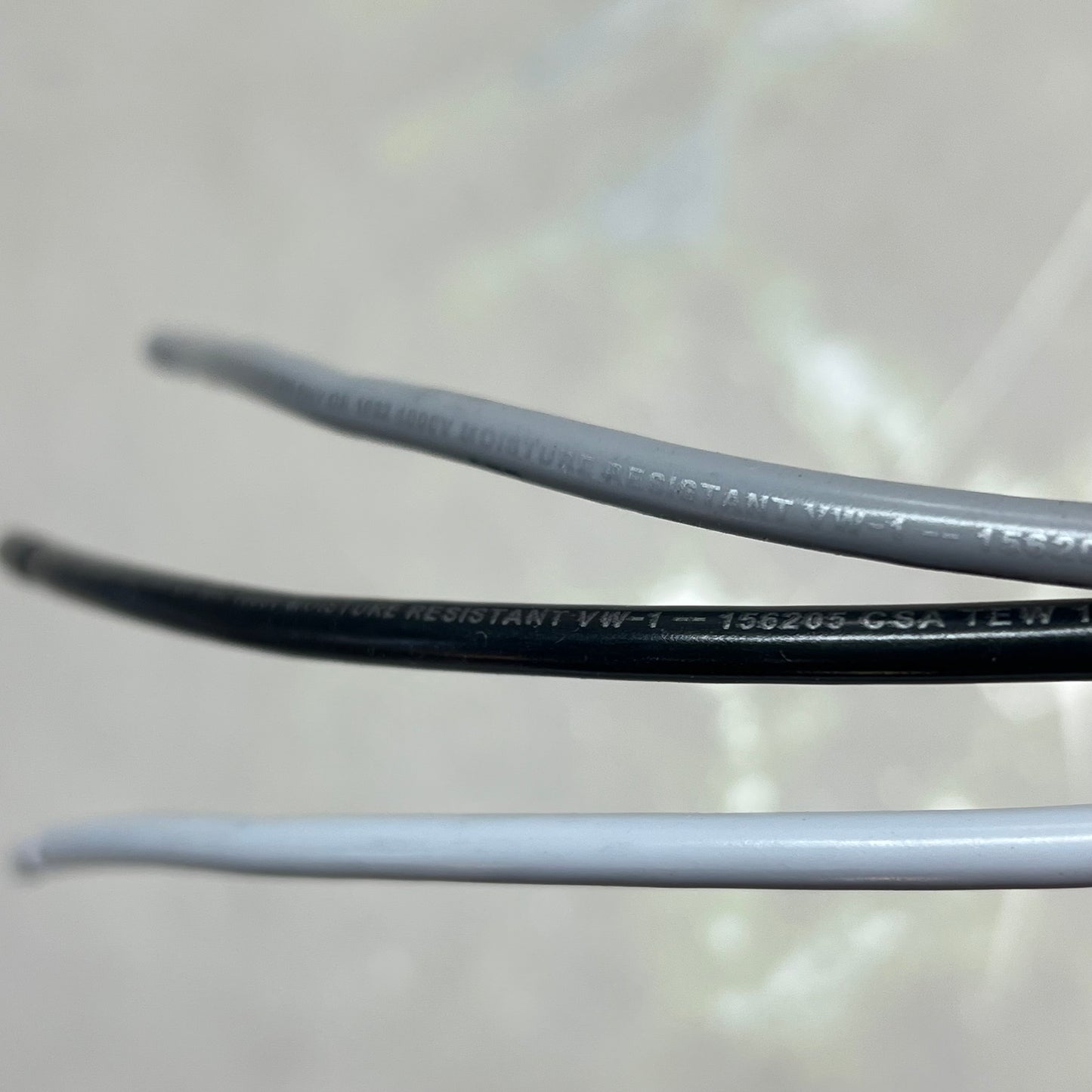 COPELAND Durable Power Cable W/ Molded Plug 43" Grey/Black 529-0060-24