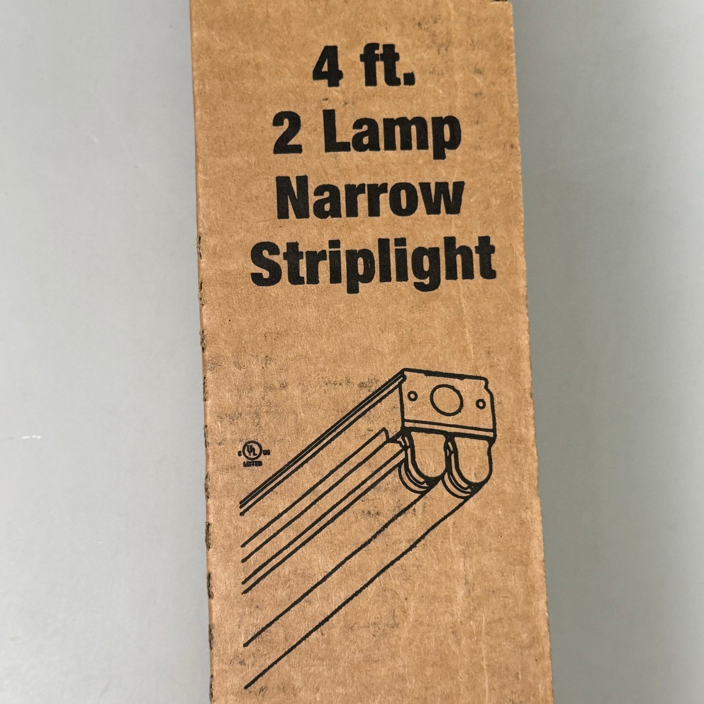 COOPER LIGHTING (4 PACK) Metalux LED Ready Striplight 2 Lamp Narrow 4' SNF232RC