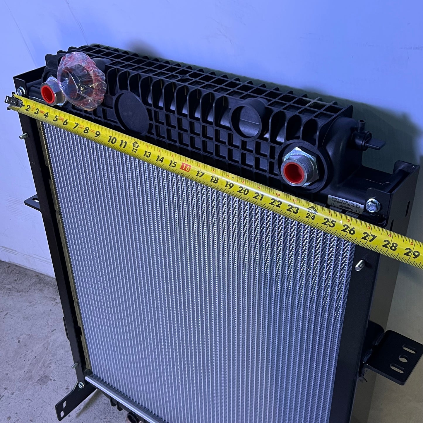 ZA@ Radiator Assembly 1004173-AU Sz 28"W x 37"L Black