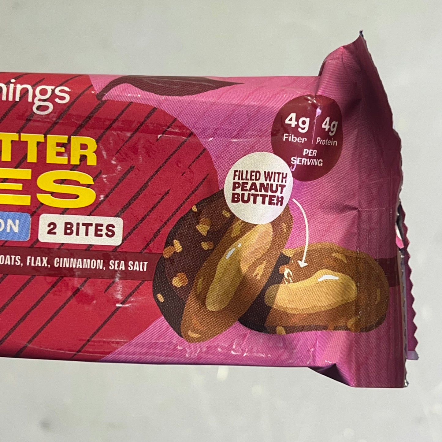 ZA@ SWEET NOTHINGS (12 PACK) Organic Nut Butter Bites Apple Cinnamon Flavor BB 07/26 (As-is)