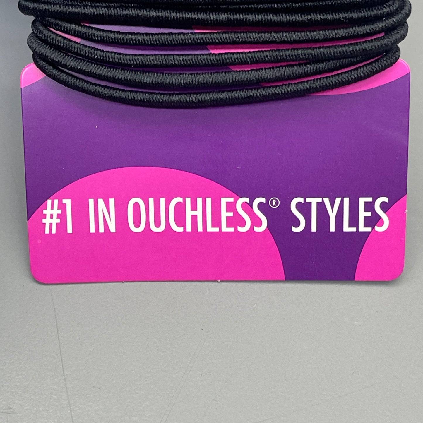 GOODY 3 Sets of 50! Ouchless Damage-Free Hold Elastics 150 CT Black 3000168 (New)