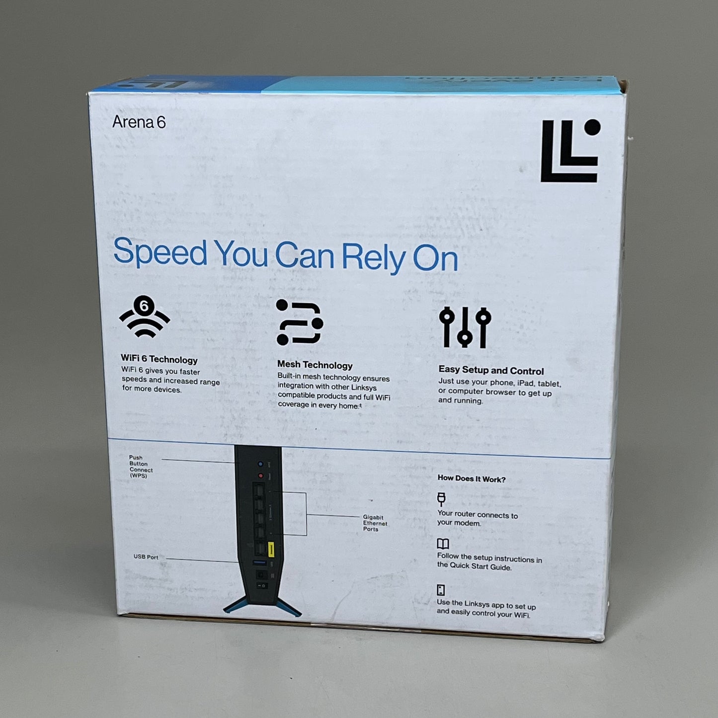 LINKSYS AX1800 Wi-Fi 6 Router Home Networking Dual Band