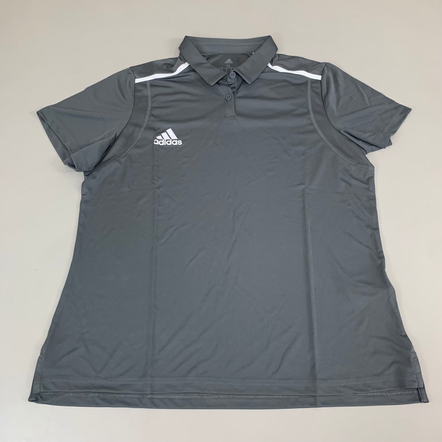ADIDAS Aeroready Polo Shirt Women's XL Grey HT7680