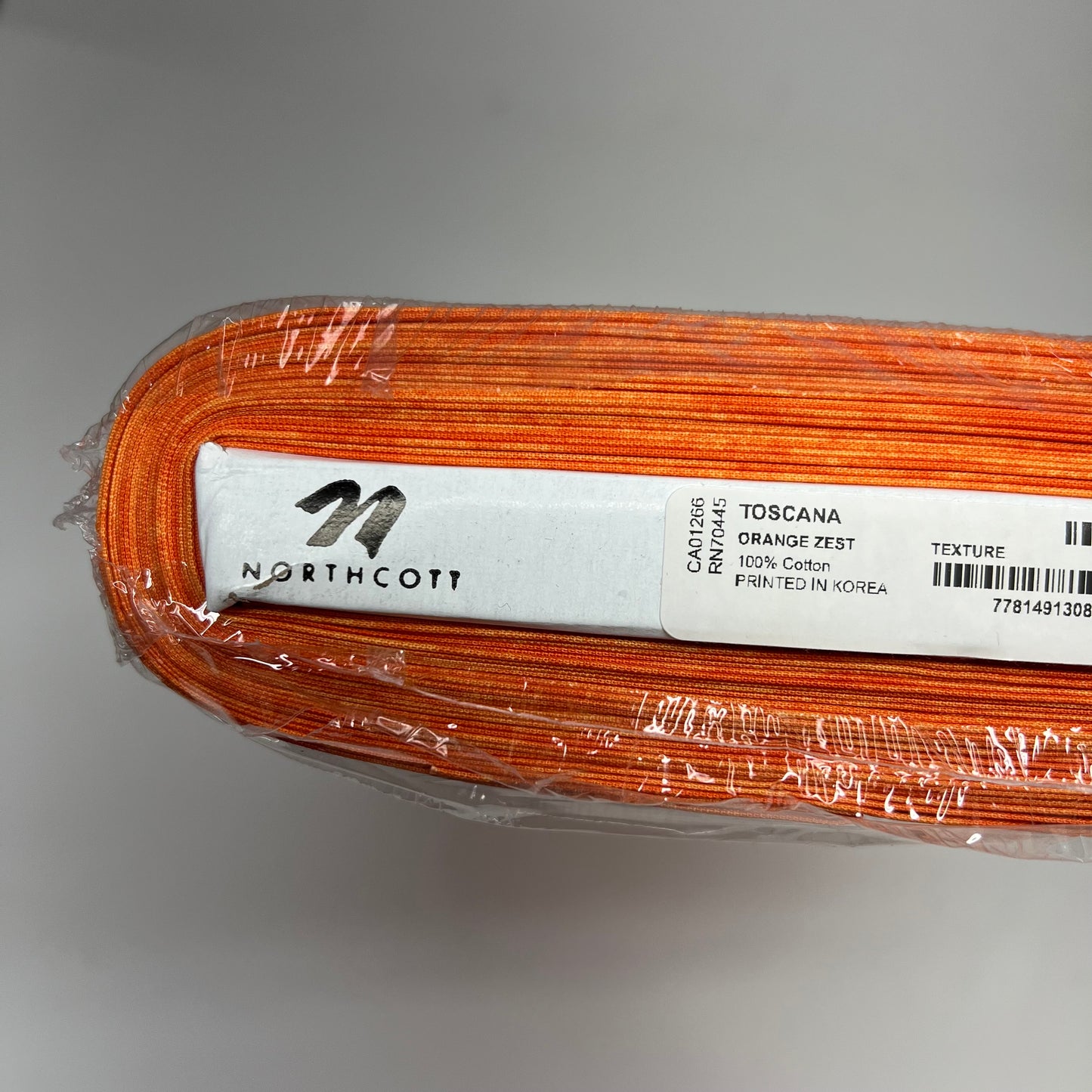 NORTHCOTT Toscana Fabric By Deborah Edwards 15 Yds X 22" Orange Zest 9020-550