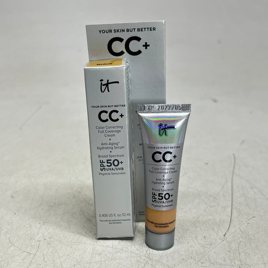 IT COSMETICS CC+ Cream Full Coverage Correcting Foundation W/Spf 50+.406oz Medium