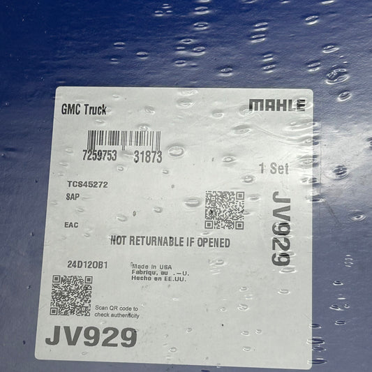 MAHLE Engine Timing Cover Gasket Replacement Part For Chevy JV929