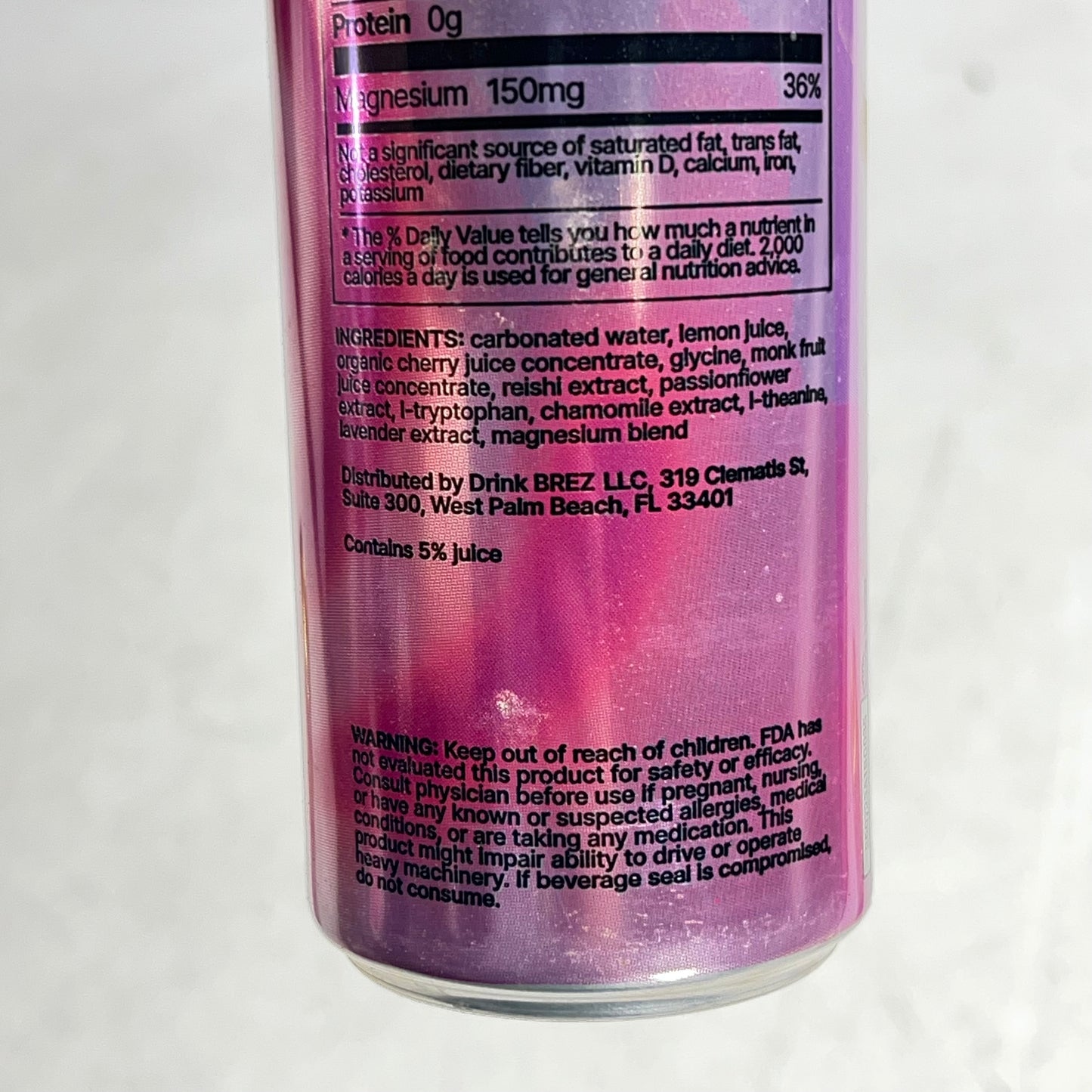 ZA@ BREZ (4 PACK) Dreams Cherry Chamomile Relaxing Tonic Non-alcoholic 12 Fl Oz  B|B 12/26 (As-Is)