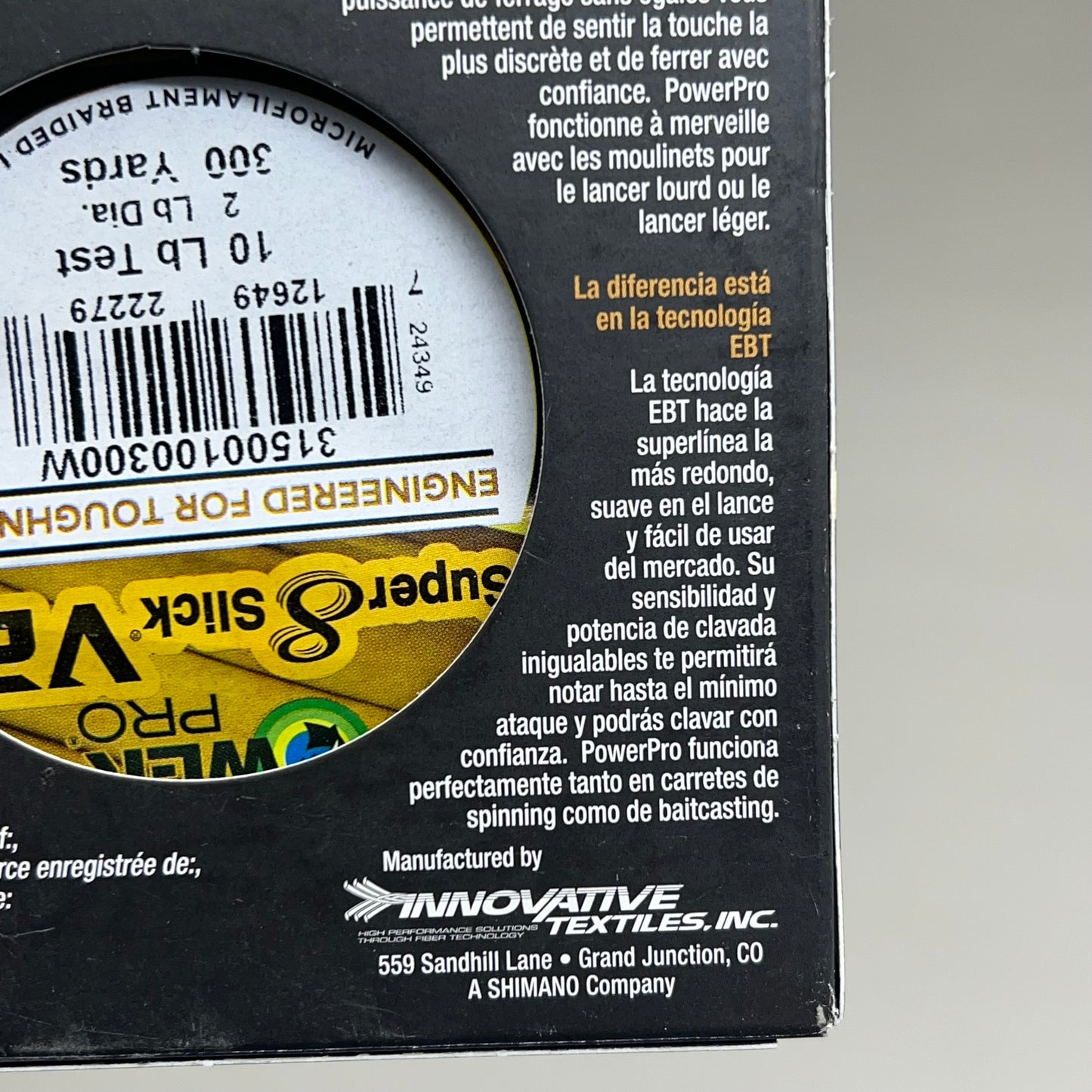 POWER PRO Microfilament Braided Fishing Line 10lbsx300yrds White 31500100300W