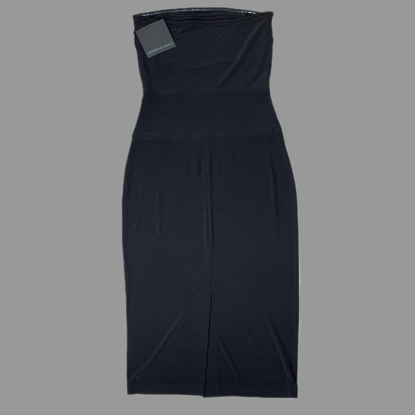 NORMA KAMALI Strapless Dress To Knee SZ M/38 Black KK4253PL097001 (New)